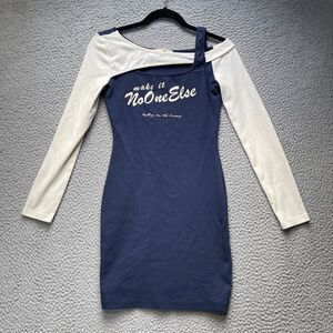 No One Else Dress Womens Medium-Large Long Sleeve